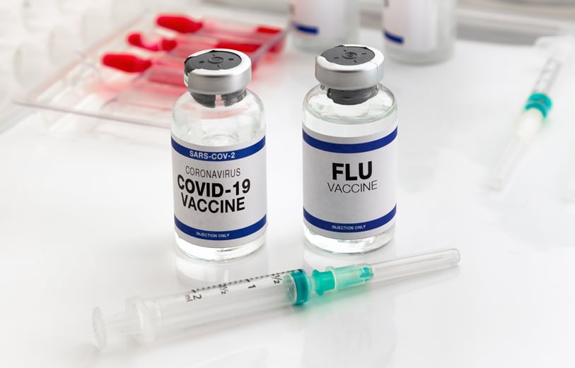 flu and covid vaccines
